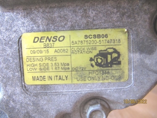 ORIGINAL DENSO Klimakompressor 2637424 FORD KA RU8 1.2 51kw 2015 |187-o