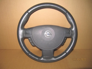 Airbag-Lenkrad Leder Multifunktion Radiobedienung OPEL Meriva A E75 >2005 |029-o