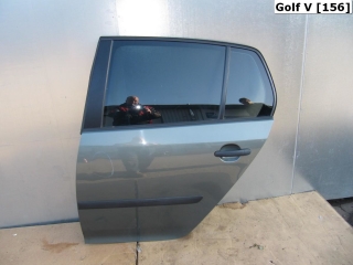 Tür hinten links LA6Q Sagegreen 1K6833301AA VW Golf V 1K1 Limo 2004 |156-o