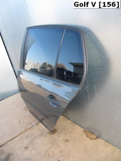 Tür hinten links LA6Q Sagegreen 1K6833301AA VW Golf V 1K1 Limo 2004 [156-o]